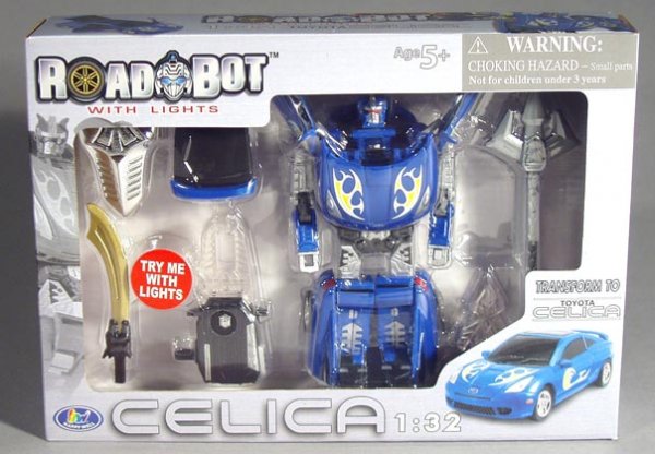 Transformers ROADBOT robot skládací - 1:32 Toyota Celica