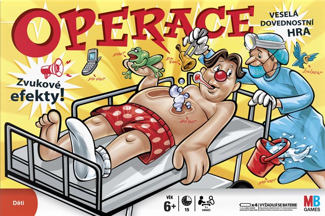 Hasbro Operace - společenská hra 