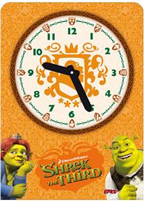 Dětské hodiny Shrek