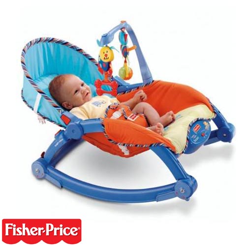 Houpací křesílko - lehátko L0539 Delux 3 v 1Fisher price