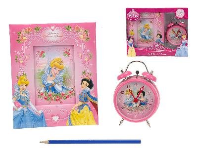 Sada PRINCESS budík + fotorámeček