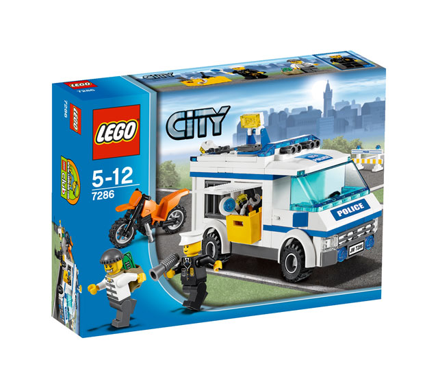 LEGO City 7286 Přeprava vězně 173 dílků, doporučený věk 5-12 let