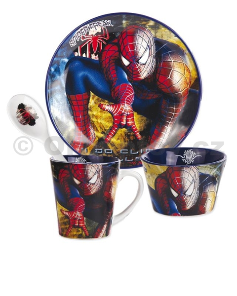Jídelní souprava 4 ks "Spiderman" 