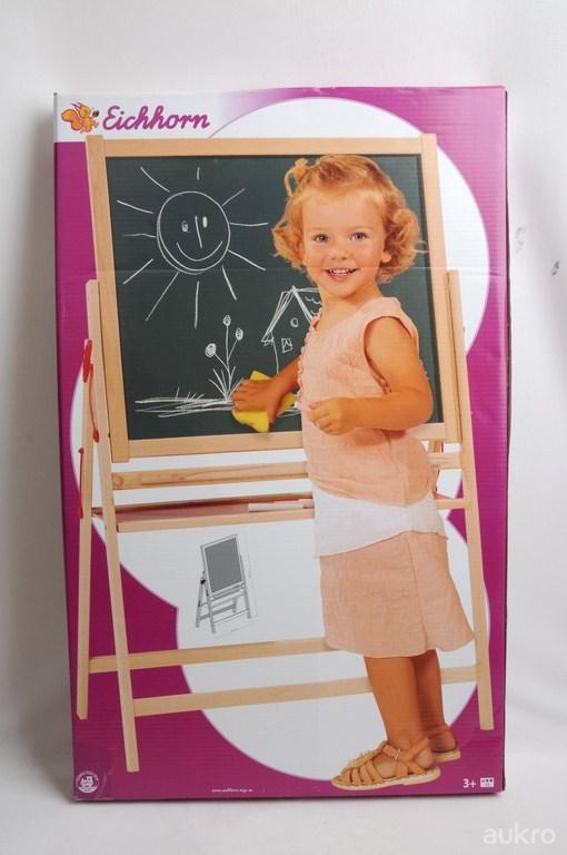 Magnetická tabule 87cm x 56cm,houba,křídy EICHHORN