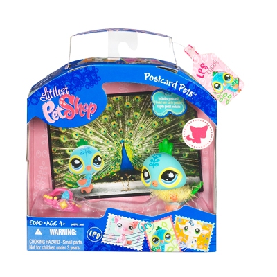 LITTLEST PET SHOP Kolekce exotických zvířátek s pohlednicí 93275