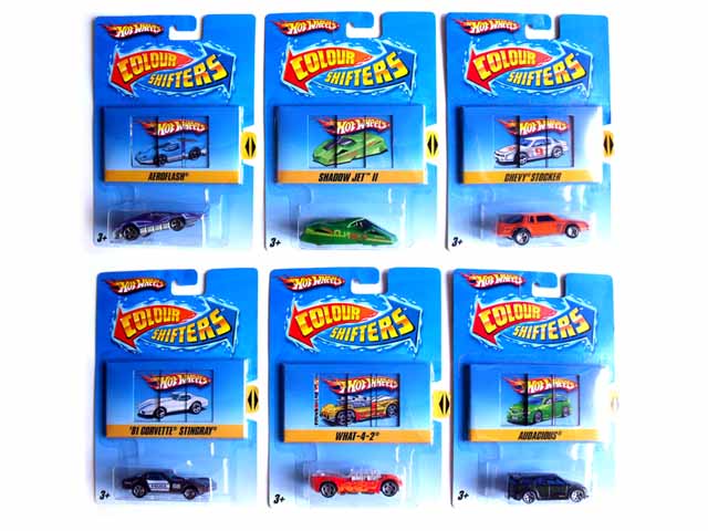 Hot Wheels autíčka COLOR SHIFTERS N4420