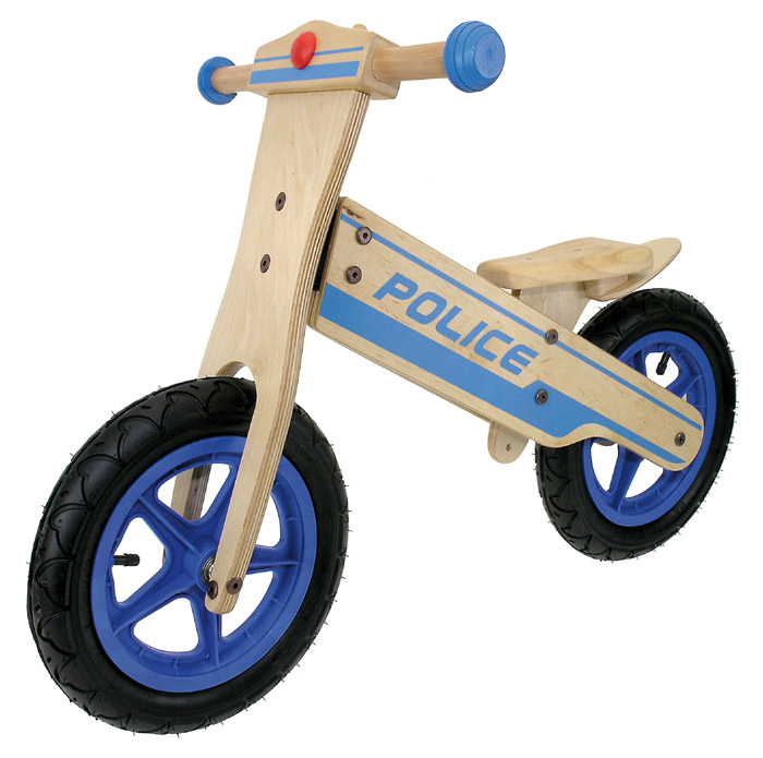 Dětské dřevěné odrážedlo POLICIE