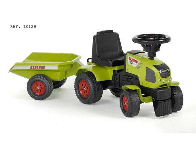 Odstrkovadlo - traktor Claas s volantem a valníkem