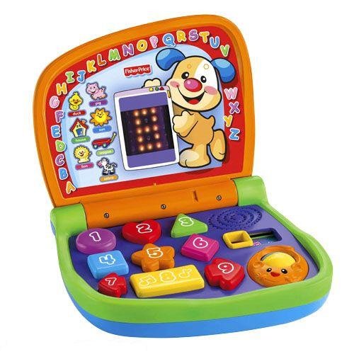 Fisher Price Dvojjazyčný svítící notebook 