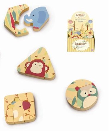 JL mé první puzzle dřevo (4 druhy)