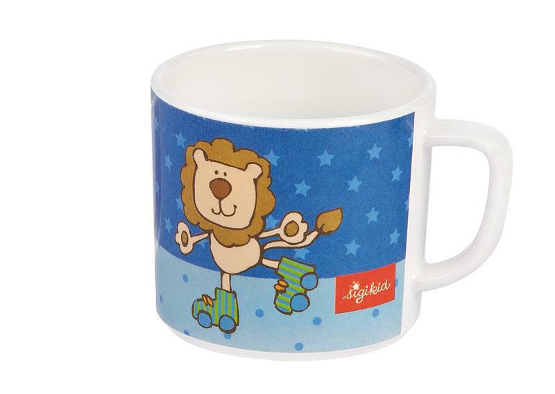 MELAMIN hrnek tm. modrý (7,5 cm) BOYS sigikid