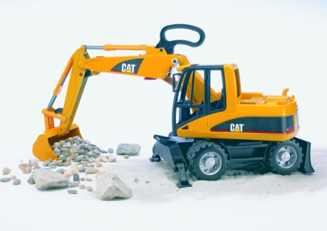 CATERPILLAR kolový bagr BRUDER 2445