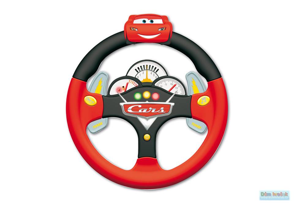 CARS volant s hudbou, včetně baterií