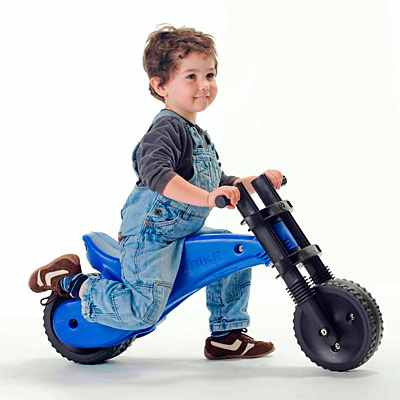 Odrážedlo YBIKE motorka - modré