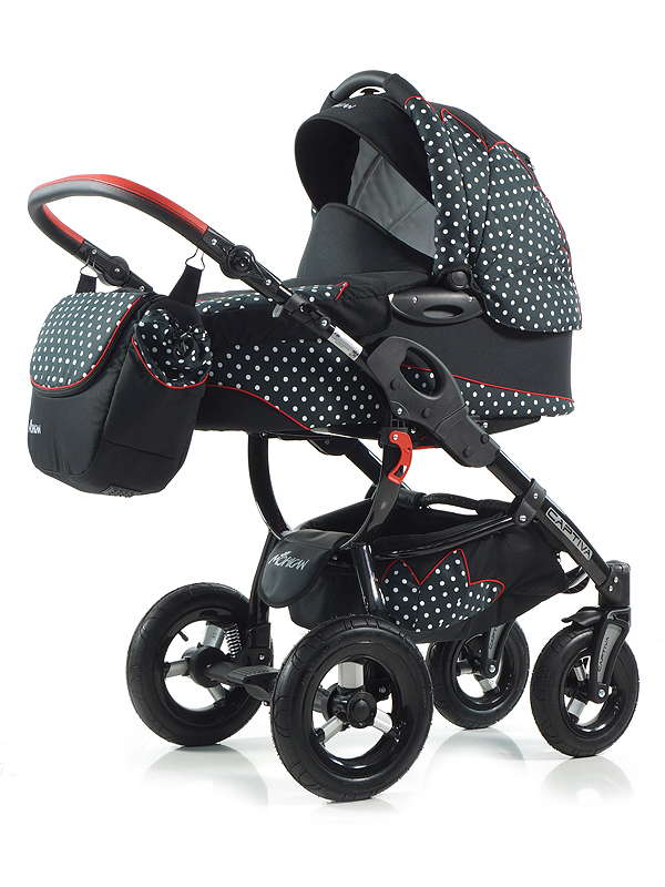 Kombinovaný kočárek Captiva Mohican Polka Dots