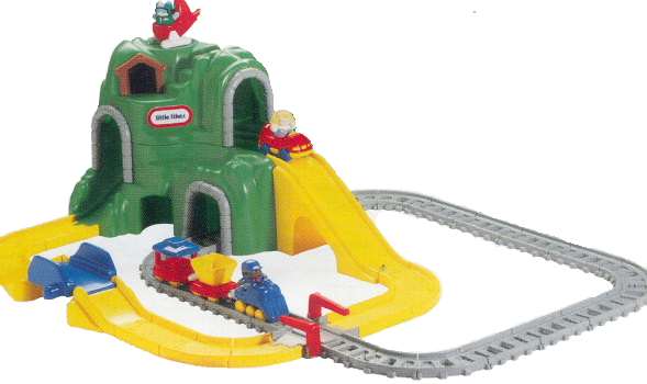 Sada autodráha s železnicí Little Tikes 4252