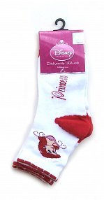 Ponožky dětské - double pack - Princess - růžovo bílá, 27-31