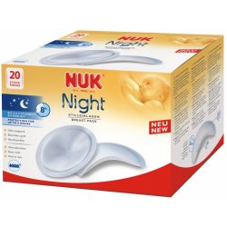 NUK Prsní polštářky noční 20ks