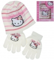 Čepice a rukavice Hello Kitty 4295 box krémová
