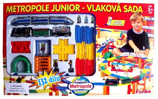 Vlaková sada Fenbo 132 dílů