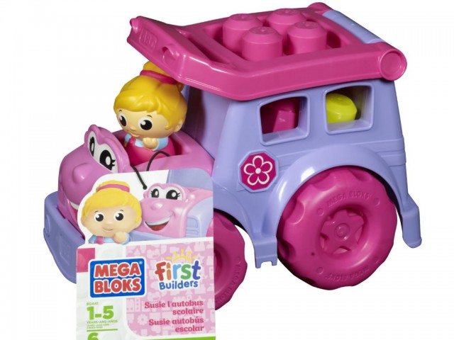 Mega - Růžový autobus s kostkami, 7dílů