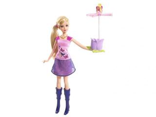 Barbie a květina s vílou Thumbelinou  