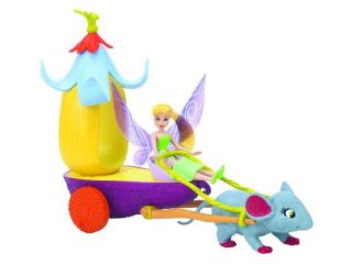 Tinker Bell panenka s myškou a vozíkem  