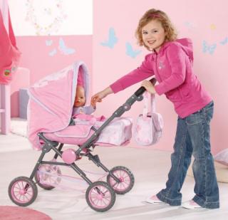 Kombinovaný kočárek pro Baby born panenku