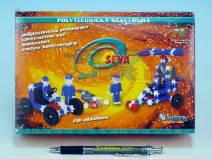 Stavebnice Seva Team plast 196ks v krabici 21x15x6cm