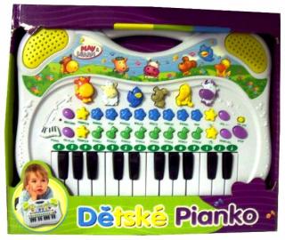 Dětské pianko se zvířátky