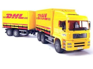 Bruder  Nákladní auto MAN DHL s vlekem