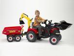 Traktor Puma + nakladač + bagr + sklápěč maxi 