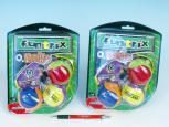 Žonglérské míčky Funtrix 3ks na blistru, prům. 5,5cm + DVD 