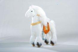  Středný hopsací kůň White Hoof Horse bílý královský kůň