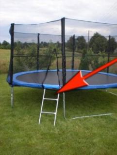 Schůdky- žebřík k trampolíně 150 - 525 cm