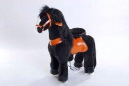  Středný hopsací kůň White Hoof Horse vraník s bílou lysinkou