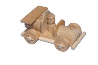Dřevěné auto s řidičem 2