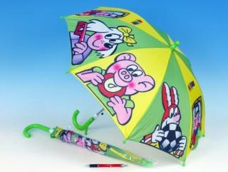 Deštník 56cm Čtyřlístek - zelený 
