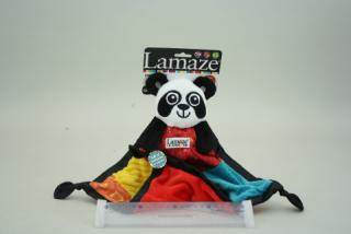 Lamaze B&W mazlící dečka panda