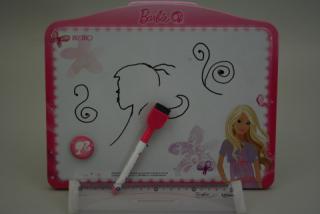 Barbie magnetická tabulka na psaní-růžová
