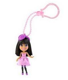 Barbie přívěšek mini B. růžové šaty