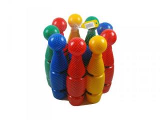 Barevné kuželky Bowling+velká koule