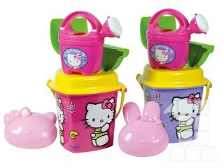 Sada na písek Hello Kitty s kyblíčkem srdíčko