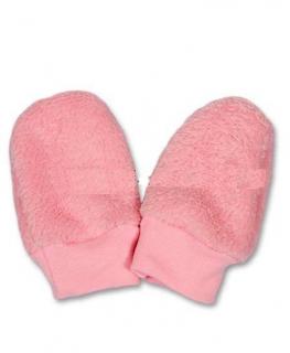 Fleecové rukavičky Baby Service růžové