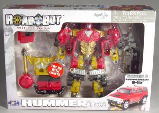 Mac Toys Road Bot Robot skládací Hummer H3 1:32