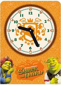 Dětské hodiny Shrek