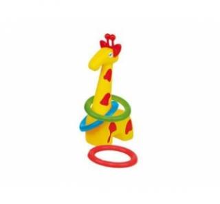 Plastová žirafa s kroužky Mochtoys