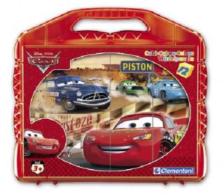 Kostky Kufřík(12kostek)-Cars
