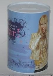 Plechová pokladnička Hannah Montana