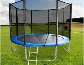 Trampolína se síťí a žebříkem 300 cm  trampolína se sítí průměr 305